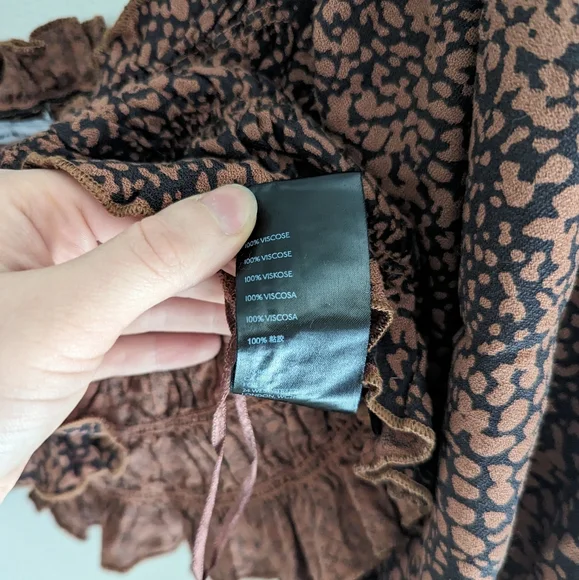 Urban Outfitters Sierra Smocked Puff Sleeve Blouse - Picture 7 of 7